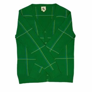 Men’s vintage Character Hero green cardigan